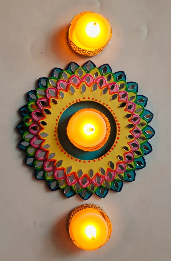 Decorative_Handcrafted_Traditional_3D_4_Layers_Pastels_Tea_Light_Candle_Holder_-_Colorful_Floral_Design