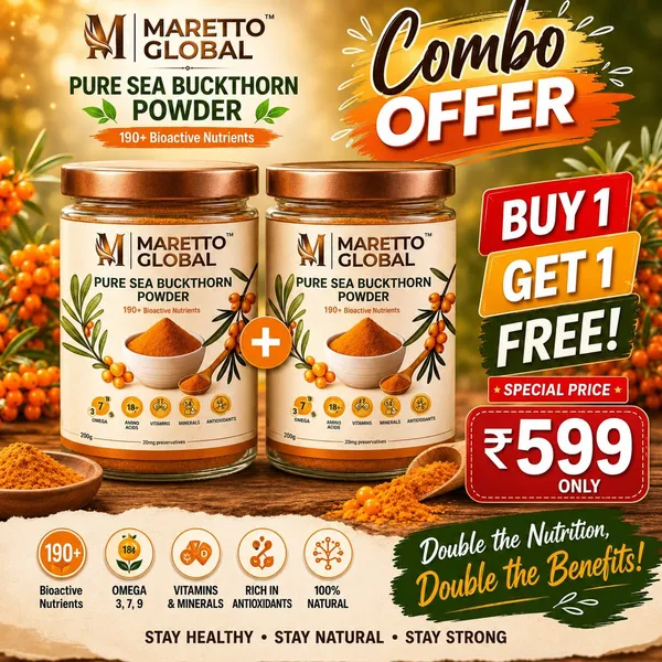 Maretto__Global__Pure__Sea_Buckthorn_Powder-Buy_1_Get_1_Free__Combo_Pack__200GM