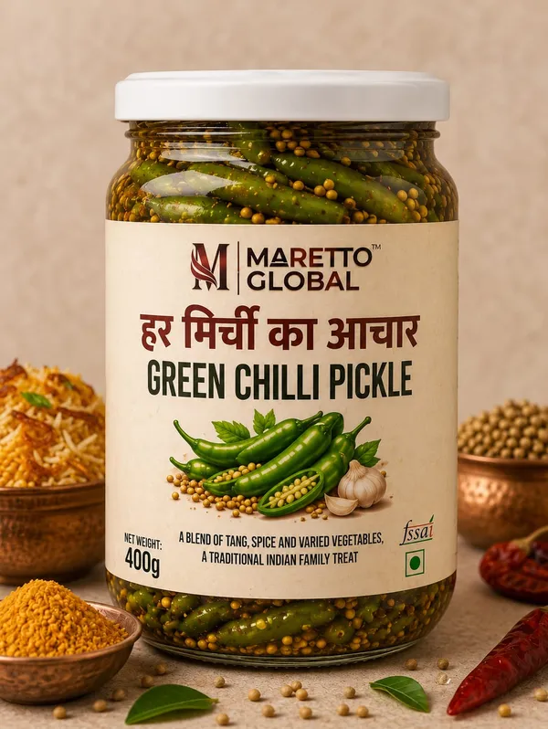 Traditional_Handcrafted_Green_Chilli_Pickle_|_400G