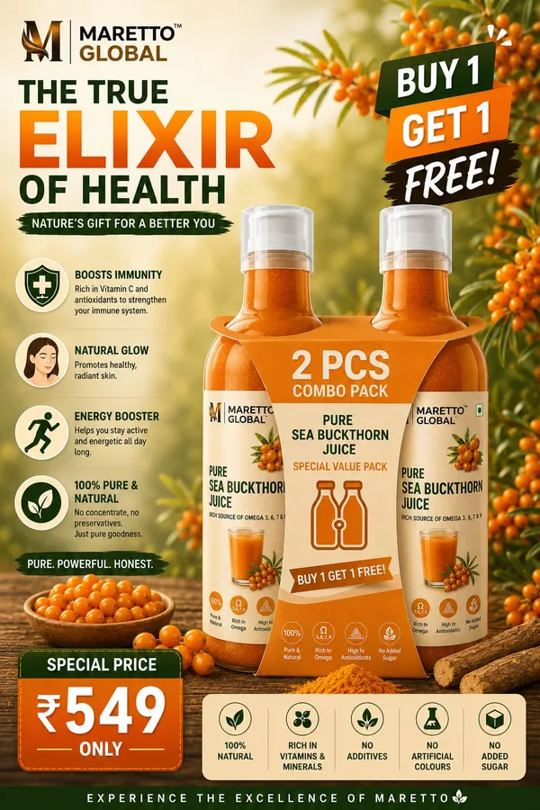 Pack_of_2_Maretto__Global_Pure_Sea_Buckthorn_Juice_(500ml__Bottle_Buy_1_Get_1_Free__