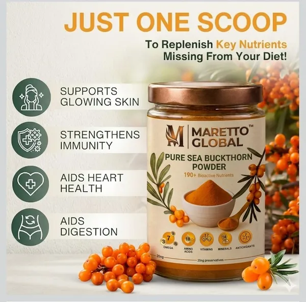 Maretto__Global__Pure__Sea_Buckthorn_Powder-Buy_1_Get_1_Free__Combo_Pack__200GM