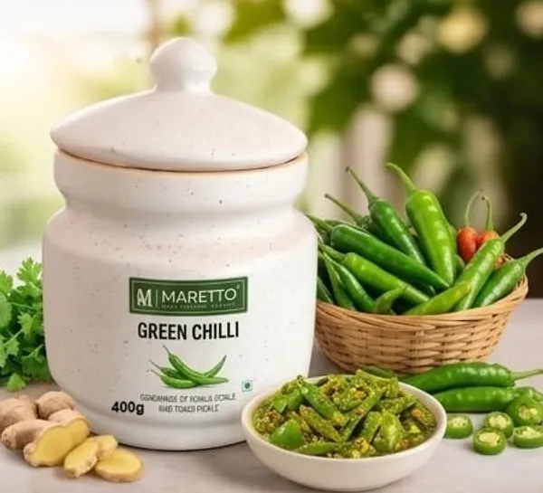 Traditional_Handcrafted_Green_Chilli_Pickle_|_400G