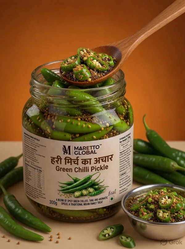 Traditional_Handcrafted_Green_Chilli_Pickle_|_400G