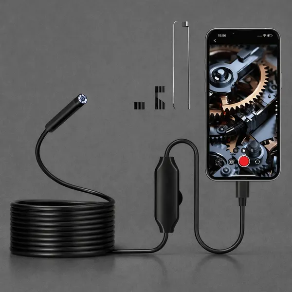 Endoscope_Camera_Borescope_Snake_Flexible_Ip67_Waterproof_Camera_3_In_1_Type_C_Usb,_V_Type_Port_And_6_Led_Light_With_5_Mtr_Length_Cable_For_Android_Pc_And_Notebook_(App_Usb_Camera)