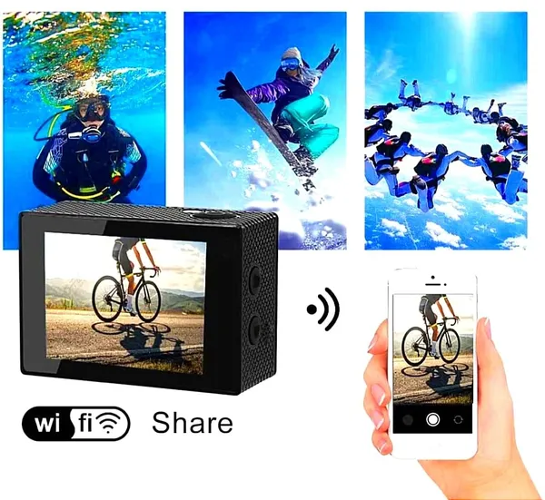 Sentrix_4K_30Fps_Action_Ultra_Hd_Camera_With_Accessories_Kit_Wifi_16Mp_170_Degree_Wide_Angle_Lens_98Ft_Underwater_Waterproof_Ditgital_Camera_Youtube_Vlogging_Bike_Helmet_Vlogging_Easy_To_Use