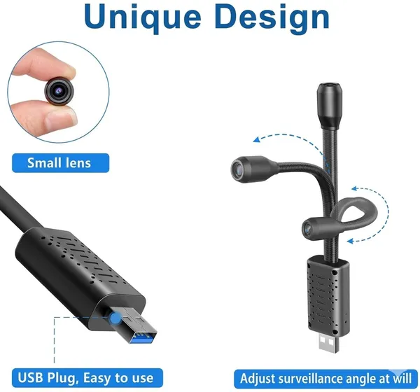 Sentrix_2Mp_Full_Hd_Flexible_Usb_Wifi_Camera_1080P_Smart_Mini_Home_Security_Cam_With_140°_Wide_Angle_Lens_,_Real-Time_Motion_Sensor_Alerts_And_Live_Streaming_,_Connect_With_V380_Pro_App