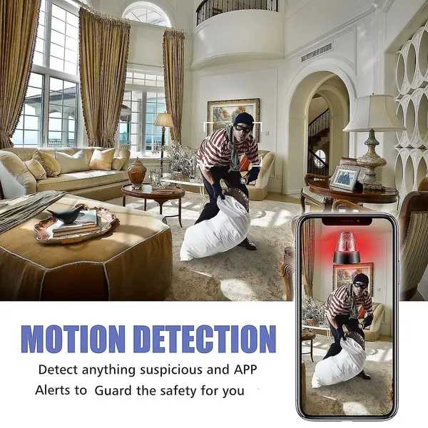 Sentrix_2Mp_Full_Hd_Magnetic_Mini_Camera_,_1080P_Wireless_Security_Video_Capture_,_Smart_Motion_Alerts_And_Loop_Recording_Monitoring_,_Supported_By_V380_Pro_App_(Mini_Magnet)