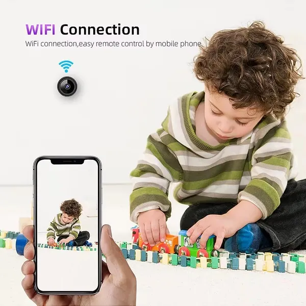 Sentrix_2Mp_Full_Hd_Magnetic_Mini_Camera_,_1080P_Wireless_Security_Video_Capture_,_Smart_Motion_Alerts_And_Loop_Recording_Monitoring_,_Supported_By_V380_Pro_App_(Mini_Magnet)