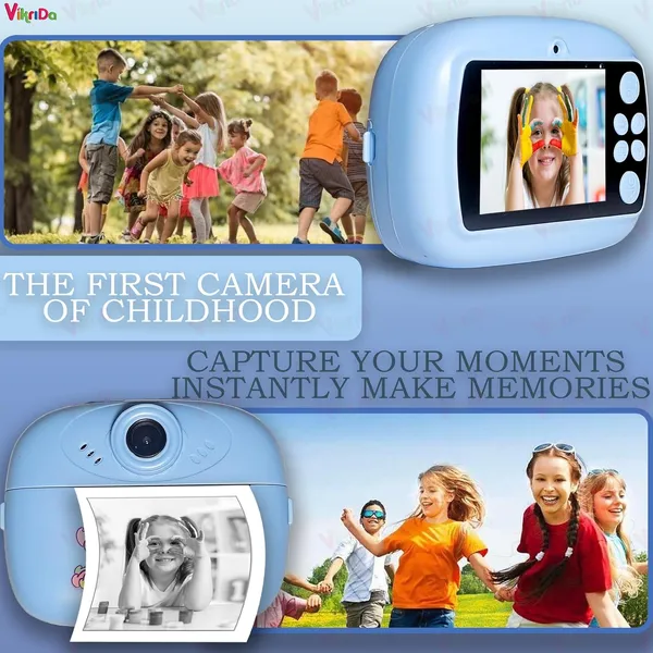 Sentrix_Instant_Print_Camera_For_Kids_,_1080P_Hd_Digital_Video_Camera_With_Built-In_Printer_,_Instant_Photo_Multicolor