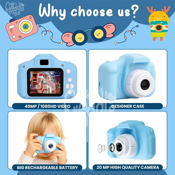 Sentrix_Mini_Blue_Digital_Camera_For_Kids_1080P_Video_And_12Mp_Photos_,_2-Inch_Screen,_Usb_Rechargeable,_Compact_Toy_Camera_For_Boys_And_Girls_Ages_3-15_,_Fun_And_Educational_Gift_For_Beginners
