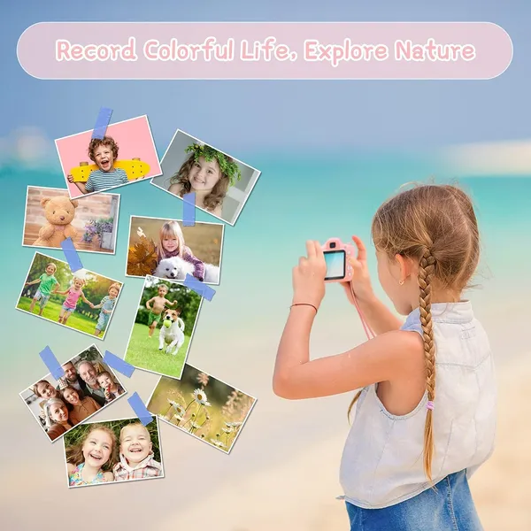 Sentrix_Mini_Pink_Digital_Camera_For_Kids_1080P_Video_And_12Mp_Photos_,_2-Inch_Screen,_Usb_Rechargeable,_Compact_Toy_Camera_For_Boys_And_Girls_Ages_315_,_Fun_And_Educational_Gift_For_Beginners