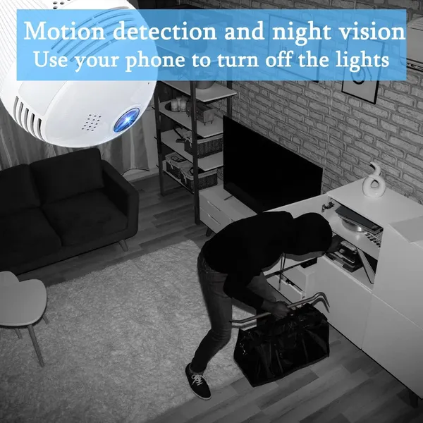 Sentrix_Panoramic_3Mp_Indoor_Wifi_Light_Bulb_Camera_,360°__View_,_Color_Night_Vision_,_Motion_Detection_,_Smart_Led_Light_Bulb_,_Wireless_Light_Socket_Bulb_For_Home_With_Mobile_App_V380_Pro