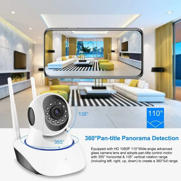 Sentrix_Pro_(Upgraded)_Hd_Smart_Wifi_Wireless_Ip_Cctv_Security_Camera_,_Night_Vision_,_2-Way_Audio_,_Support_64Gb_Micro_Sd_Card_Slot