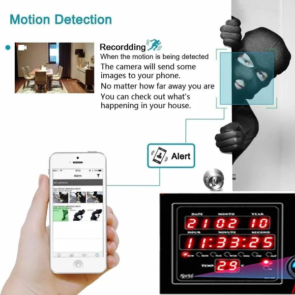 Sentrix_Smart_Digital_Spy_Wall_Clock_1080P_Security_Camera_Wifi_Enabled_Ip_Cam_For_Home_Office_Showroom_Sd_Card_Support_Upto_128Gb.(32Gb_Sd_Card_Free)