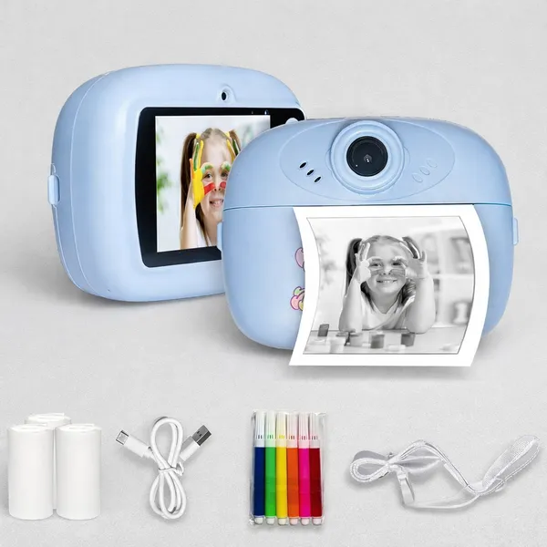 Sentrix_Instant_Print_Camera_For_Kids_,_1080P_Hd_Digital_Video_Camera_With_Built-In_Printer_,_Instant_Photo_Multicolor