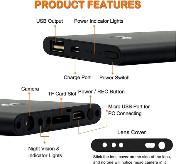 Sentrix_H2_Power_Bank_Camera_Inbuilt_Audio_Video_Recorder_Long_Time_And_Loop_Recording