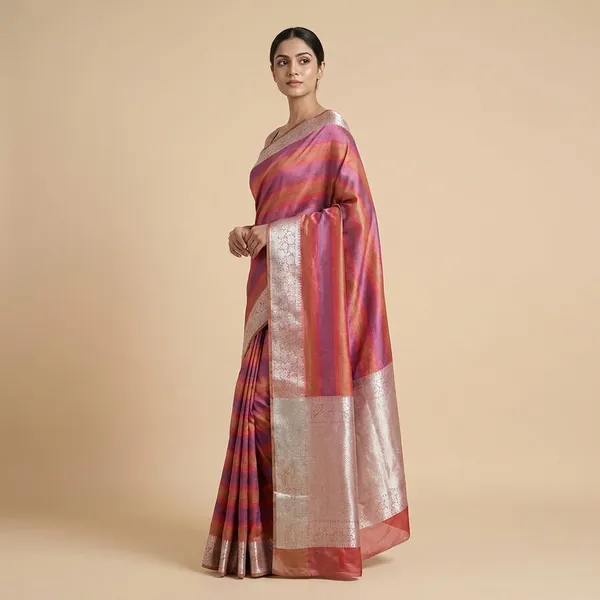 Multicolor_Tissue_Premium_Saree_For_Women