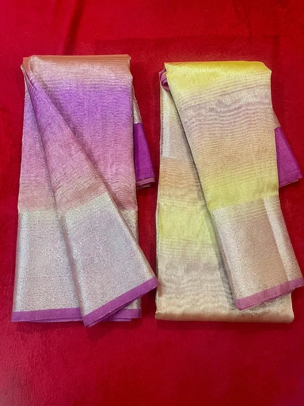 Pastel_Yellow_And_Nude_Pink_With_Silver_Tissue_Premium_Saree_For_Women_Pack_Of_2