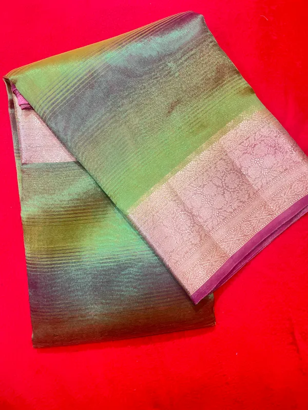 Green_With_Silver_Tissue_Premium_Saree_For_Women