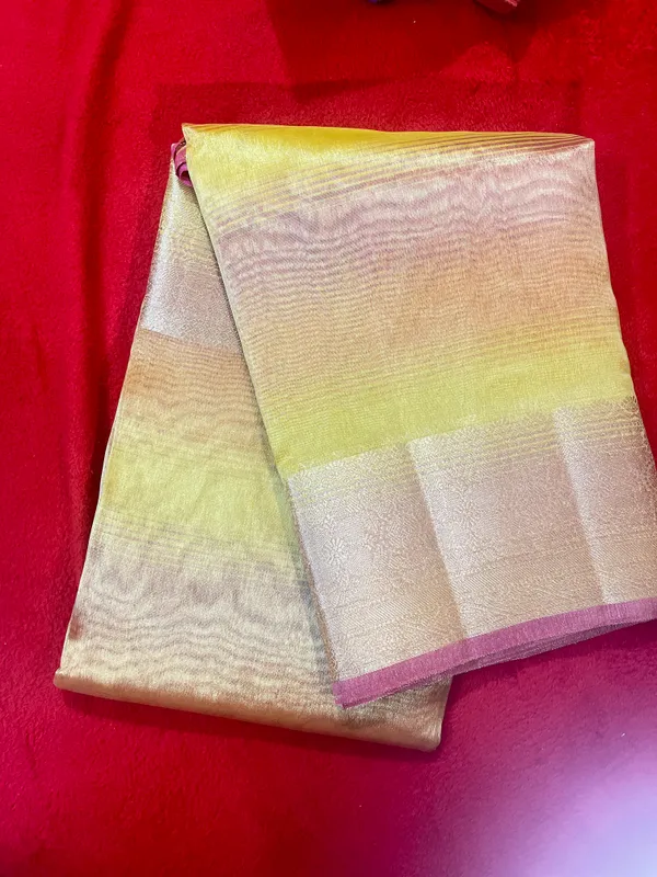 Pastel_Yellow_And_Silver_Tissue_Premium_Saree_For_Women