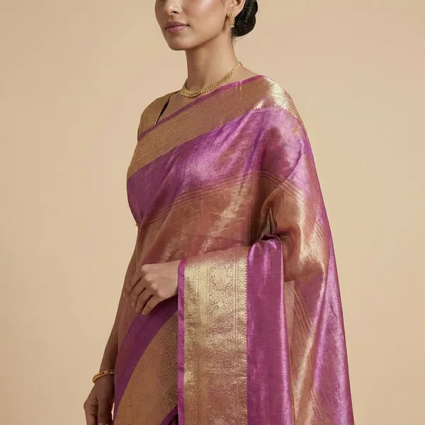 Nude_Pink_With_Silver_Tissue_Premium_Saree_For_Women