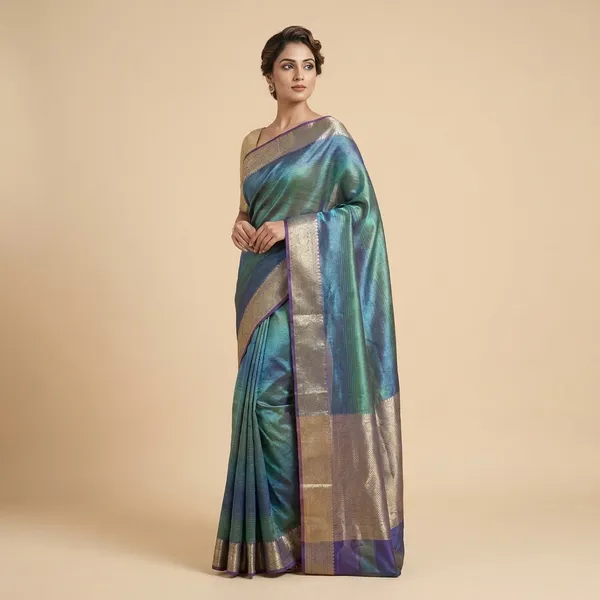 Multicolor_Tissue_Premium_Saree_For_Women
