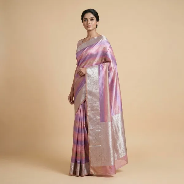 Lavender_With_Silver_Tissue_Premium_Saree_For_Women