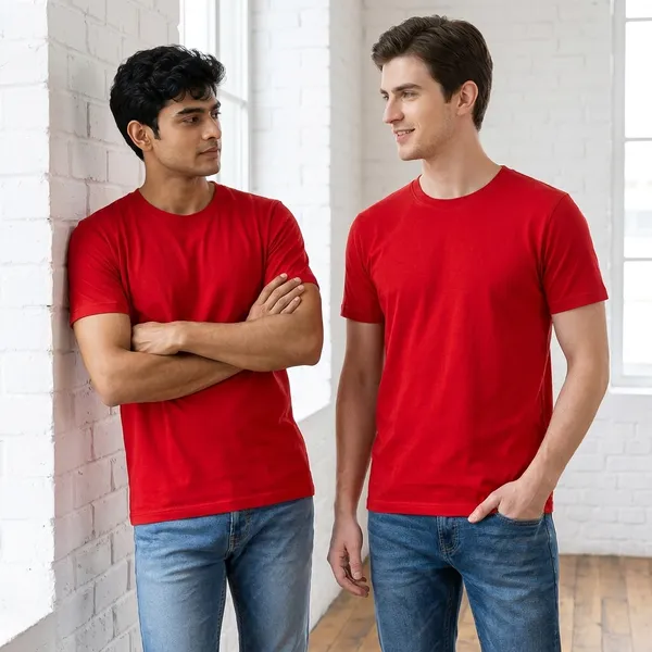 Red_Cotton_Premium_Round_Neck_T_Shirt_For_Men_Pack_Of_2