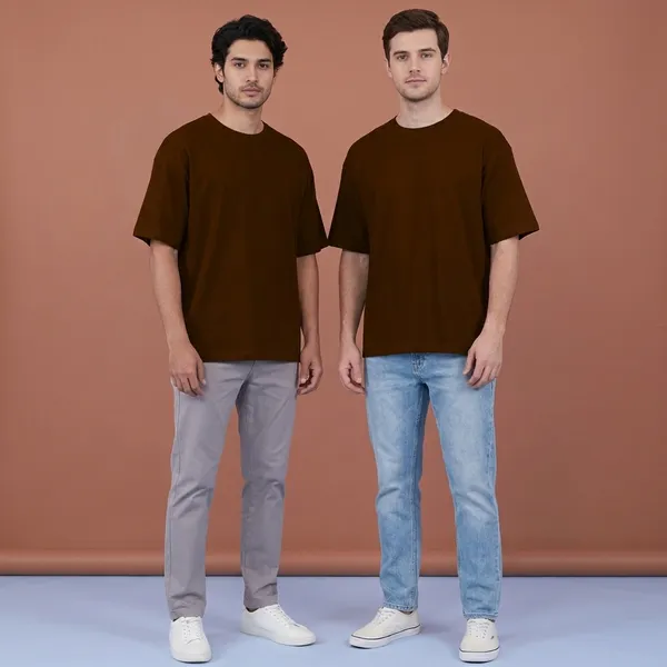 Brown_Cotton_Premium_Oversized_T_Shirt_For_Men_Pack_Of_2