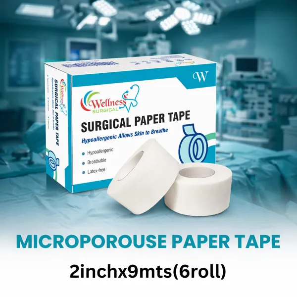 Microporous_Paper_Tape_2Inch_X_9Mts(6Roll)_Set_Of_1