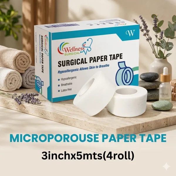 Microporous_Paper_Tape_3Inch_X_5Mts(4Roll)_Set_Of_1