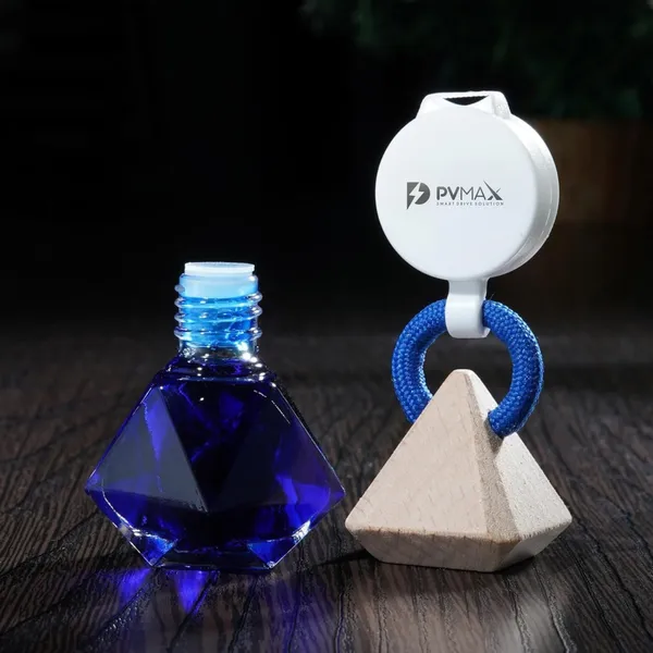 2_Car_Air_Freshener_with_Cedarwood_Cap_-_Transparent_10ml_Refillable_Aromatherapy_Diffuser,_Adjustable_Line_(PACK_OF_2)