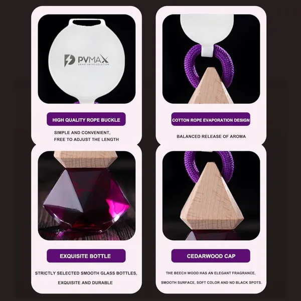 2_Car_Air_Freshener_with_Cedarwood_Cap_-_Transparent_10ml_Refillable_Aromatherapy_Diffuser,_Adjustable_Line_(PACK_OF_2)