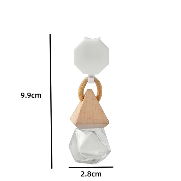2_Car_Air_Freshener_with_Cedarwood_Cap_-_Transparent_10ml_Refillable_Aromatherapy_Diffuser,_Adjustable_Line_(PACK_OF_2)