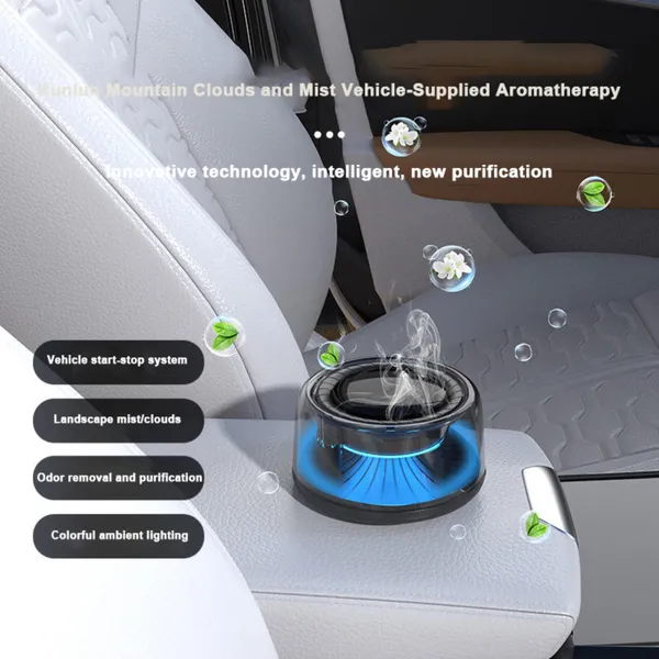 CAR_&_HOME_Diffuser_10W,_3_Spray_Modes,_Auto_On/Off_with_Car_Ignition,_Touch_Control,_4H_Working_Time,_15m�_Area_Coverage,_8ml_Capacity,_Atmosphere_Lights_-_Black