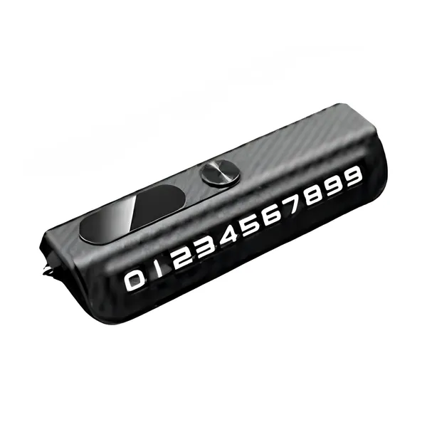 emporary_Parking_Number_Plate_with_a_Vehicle_Removal_Phone_Number,_Multi-functional,_Durable,_Featuring_Rollers,_a_Safety_Hammer,_and_a_High-end_Wood_Grain_Finish