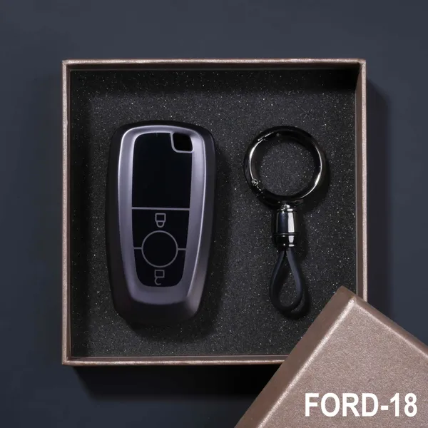 Premium_Tpu_Car_Key_Cover_And_Metal_Keychain(Gunmetal)