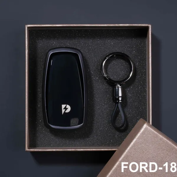 Premium_Tpu_Car_Key_Cover_And_Metal_Keychain(Gunmetal)