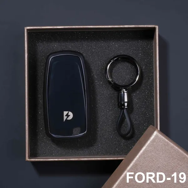Premium_Tpu_Car_Key_Cover_And_Metal_Keychain(Gunmetal)