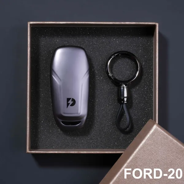 Premium_Tpu_Car_Key_Cover_And_Metal_Keychain(Gunmetal)