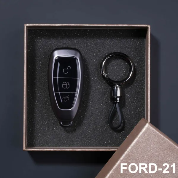 Premium_Tpu_Car_Key_Cover_And_Metal_Keychain(Gunmetal)