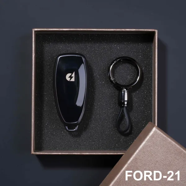 Premium_Tpu_Car_Key_Cover_And_Metal_Keychain(Gunmetal)