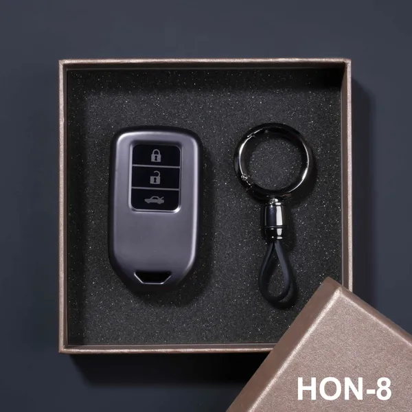 Premium_Tpu_Car_Key_Cover_And_Metal_Keychain(Gunmetal)