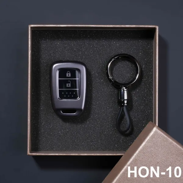 Premium_Tpu_Car_Key_Cover_And_Metal_Keychain(Gunmetal)
