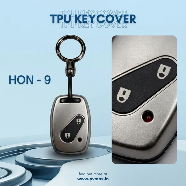 Premium_Tpu_Car_Key_Cover_And_Metal_Keychain(Gunmetal)
