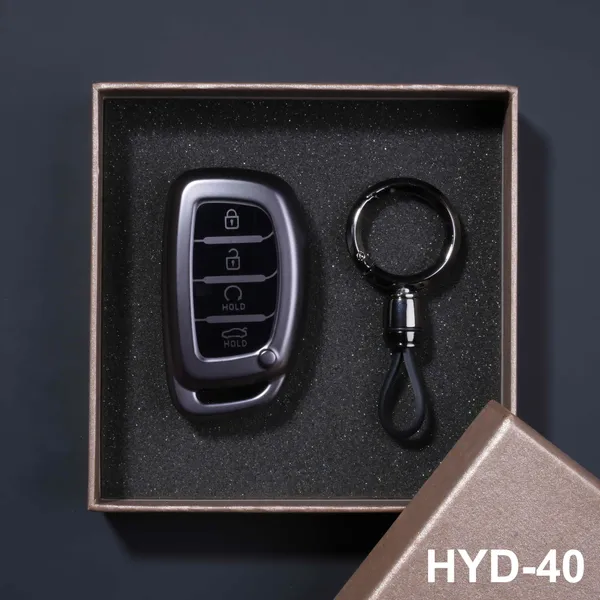 Premium_Tpu_Car_Key_Cover_And_Metal_Keychain(Gunmetal)