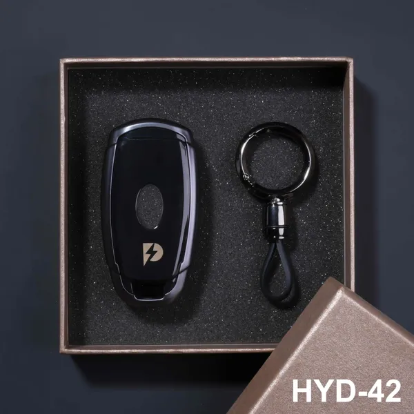 Premium_Tpu_Car_Key_Cover_And_Metal_Keychain(Gunmetal)
