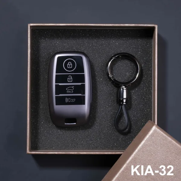 Premium_Tpu_Car_Key_Cover_And_Metal_Keychain(Gunmetal)