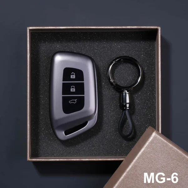 Premium_Tpu_Car_Key_Cover_And_Metal_Keychain(Gunmetal)