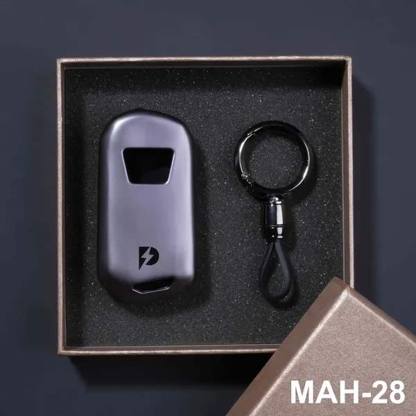 Premium_Tpu_Car_Key_Cover_And_Metal_Keychain(Gunmetal)